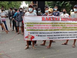 Anggaran Lauk Pauk Bupati Jumbo, LSM Luruk Kantor DPRD