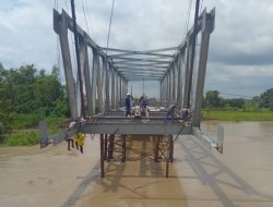 Tinggal 8 Hari, Proyek Jembatan Kacangan Molor lagi, PU Ancam Black List