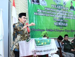 Hadiri Pelantikan PAC ISNU Gorontalo, Fadel Muhammad Dorong Para Sarjana Jadi Enterpreneur