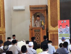 Silaturrahmi ke Takmir Masjid Baiturrahman, Kapolres Pesan Patuhi Lalu Lintas