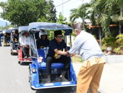 Naik Bentor, Fadel Muhammad Resmi Daftar Calon Anggota DPD Periode 2024-2029