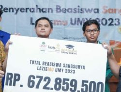 70 Mahasiswa dari 6 Kampus Terima Beasiswa Sang Surya LazizMu UMY Rp 672 Juta