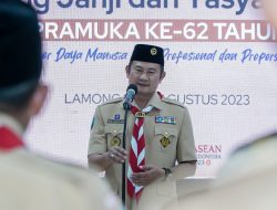 Demi Wujudkan Indonesia Emas 2045, Pramuka Lamongan Siap Cetak SDM Unggul