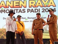 Panen Raya di Desa Ngadirejo, Mas Lindra Targetkan Tuban Jadi Lumbung Pangan Nasional