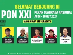 Tujuh Mahasiswa UM Surabaya Wakili Jatim Berlaga di PON Aceh-Sumut 2024